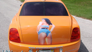 Daisy Duke Adorns Bentley Continental’s Bulbous Butt